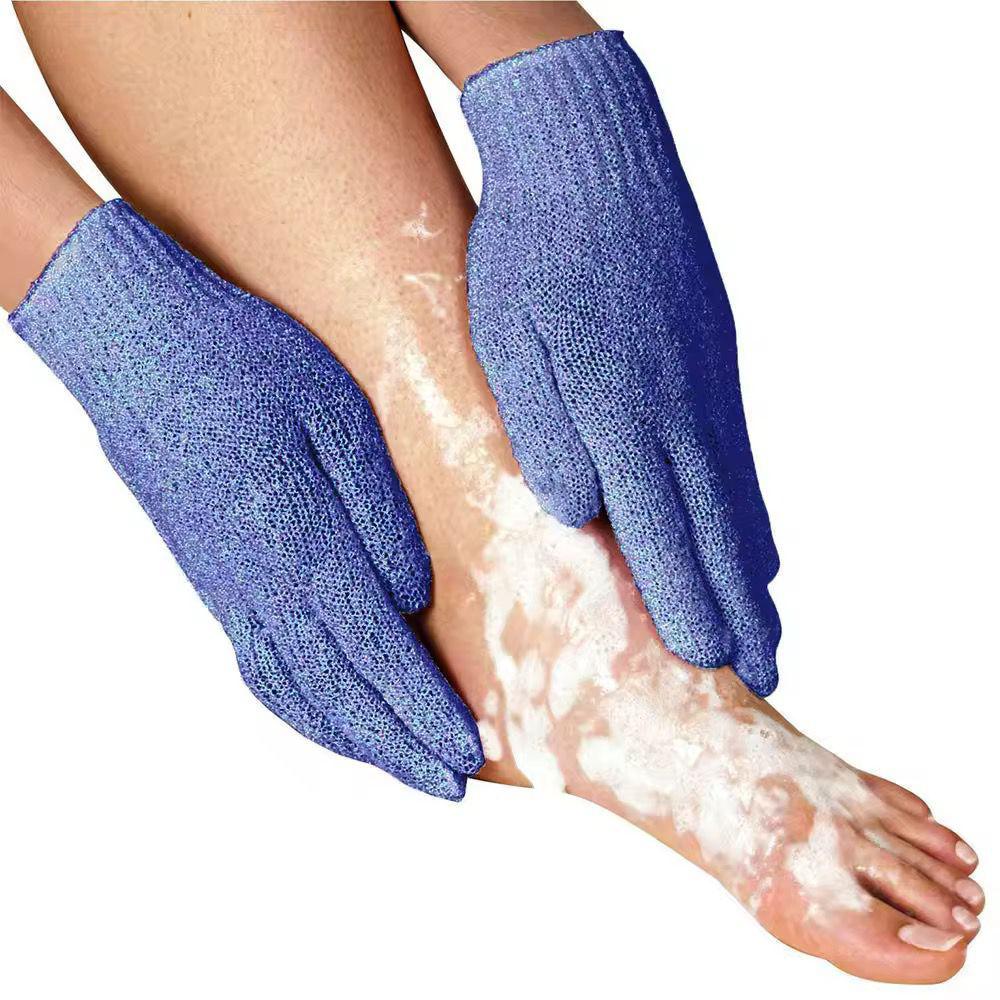 Gants exfoliants doux